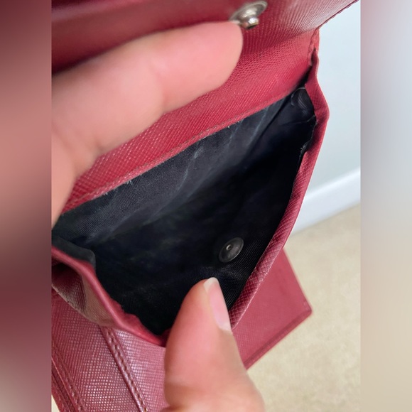✨Authentic Prada Burgundy Wallet✨ - Picture 5 of 11